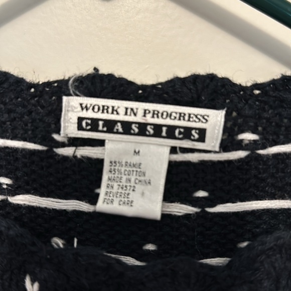 Vintage Work in Progress Classics holiday sweater - Picture 2 of 3